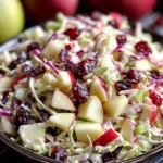 Cranberry Apple Coleslaw: A Delicious & Healthy Recipe
