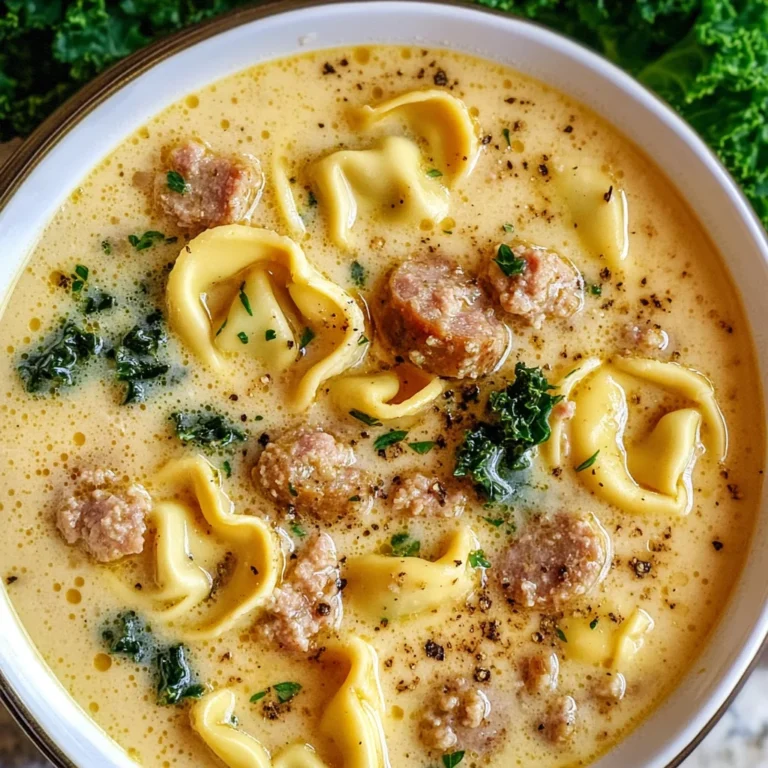 Creamy Tortellini Soup