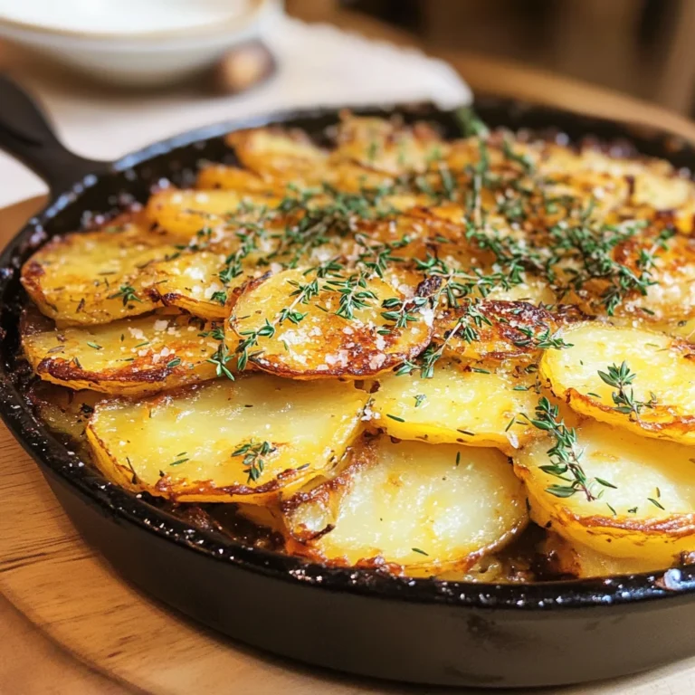 Crispy Balsamic-Thyme Potato Torte