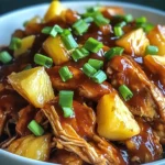 Crockpot Pineapple BBQ Chicken