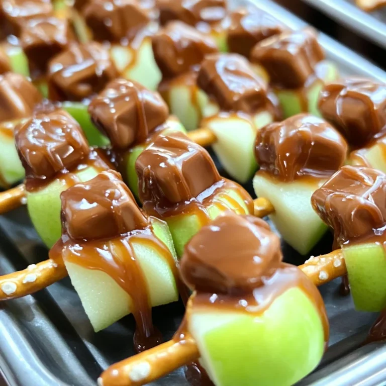 Easy Caramel Apple Bites