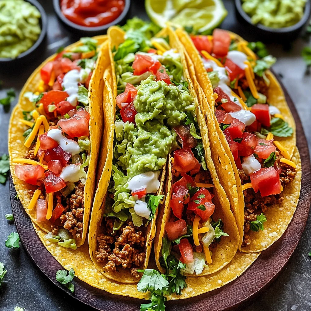 Easy Taco Recipe Dinner Board