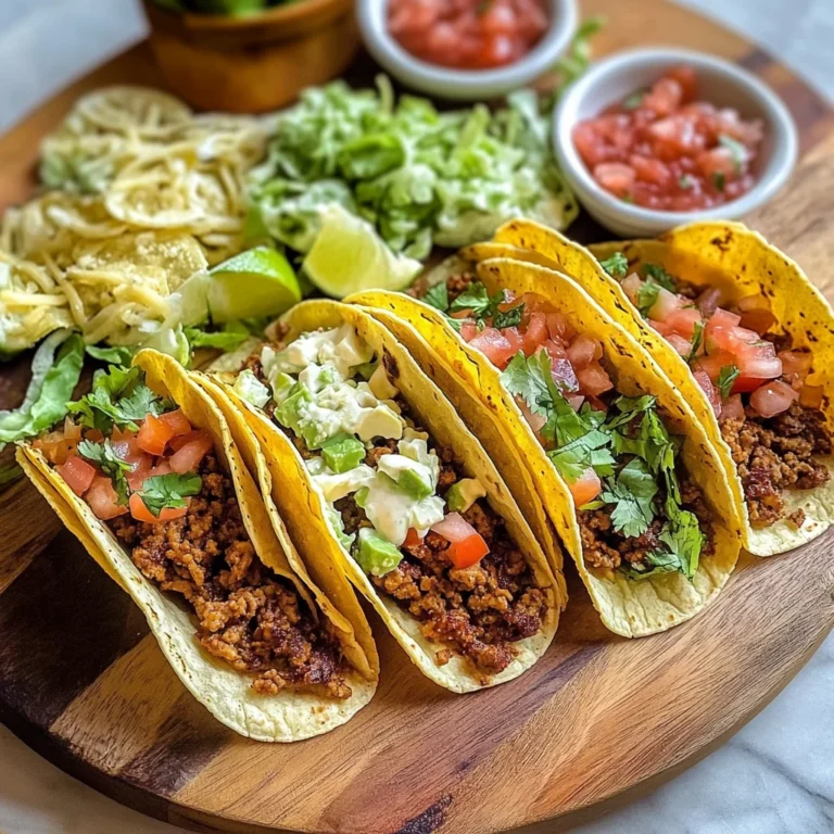 Easy Taco Recipe Dinner Board