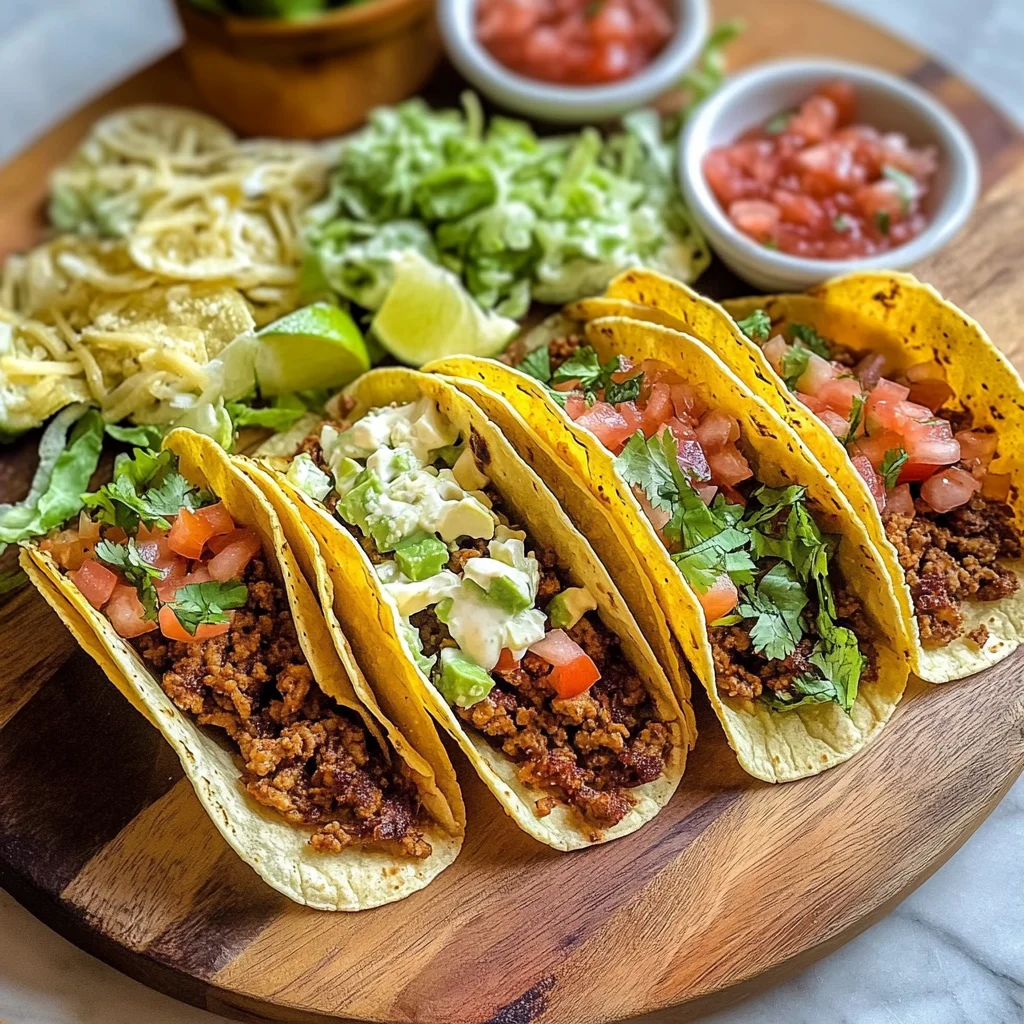 Easy Taco Recipe Dinner Board
