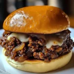French Onion Beef Sloppy Joes