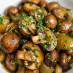 Garlic Butter Mushrooms & Onions