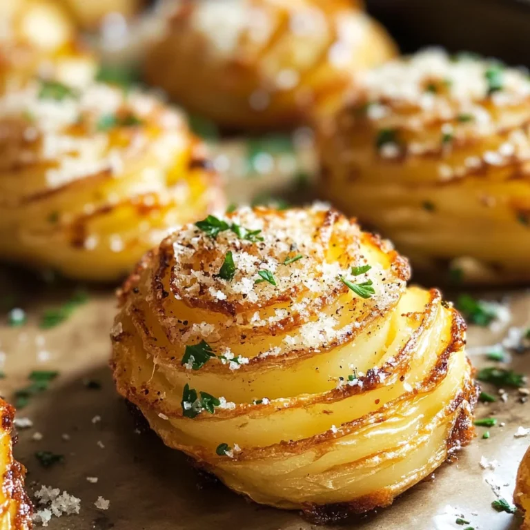 Garlic Parmesan Duchess Potatoes