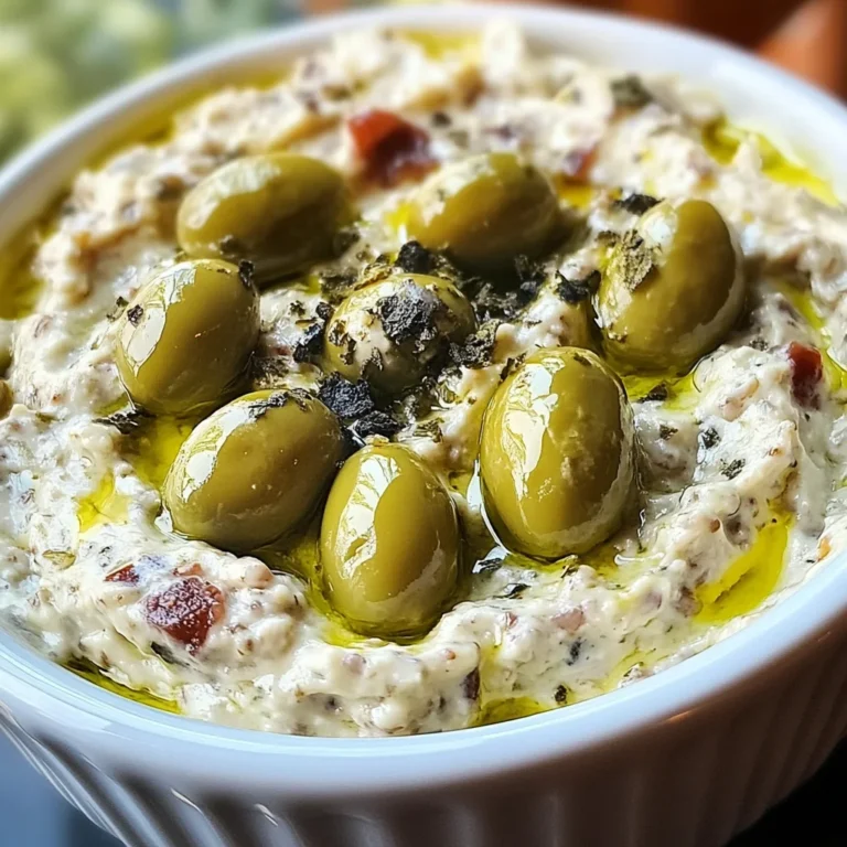 Green Olive Dip – Easy Creamy Party Favorite