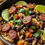 Hearty Black Beans and Rice with Sausage