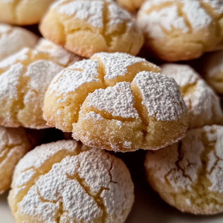 Limoncello Amaretti Cookies