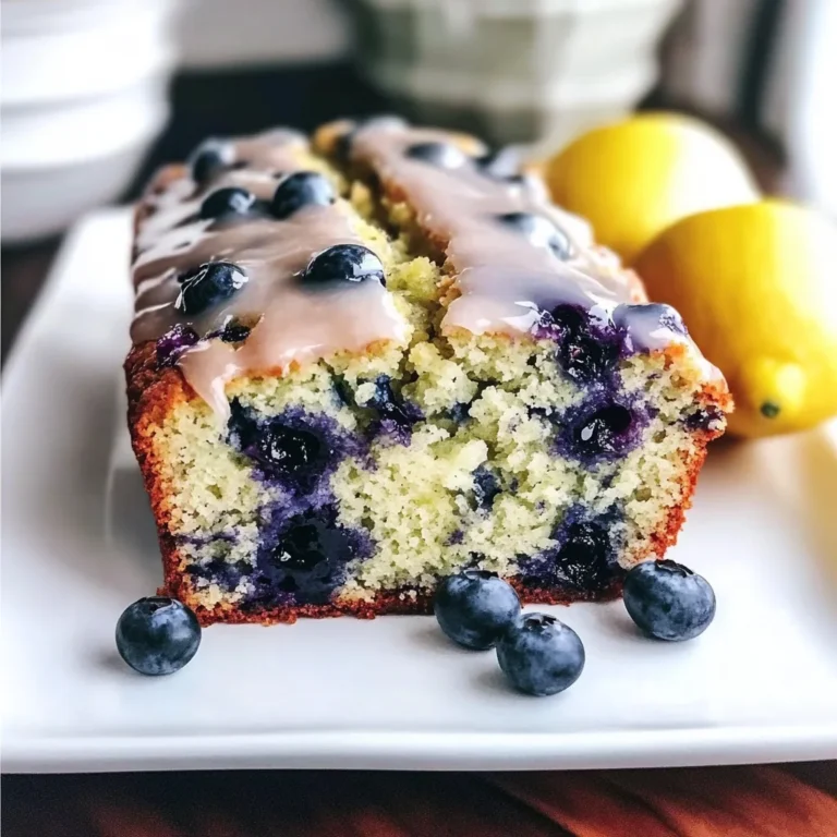 Moist Blueberry Zucchini Bread with a Lemon Glaze - Alrightwithme
