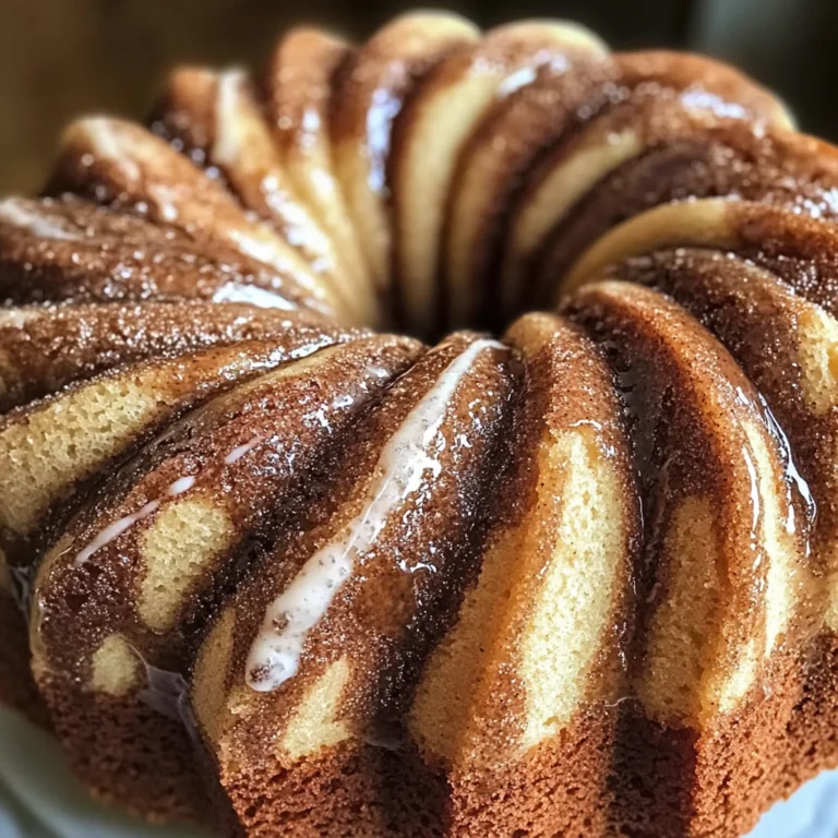 Moist Cinnamon Swirl Bundt Cake