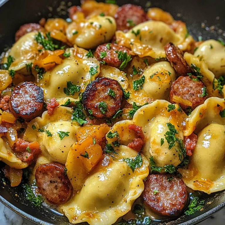 Pierogi Sausage Skillet