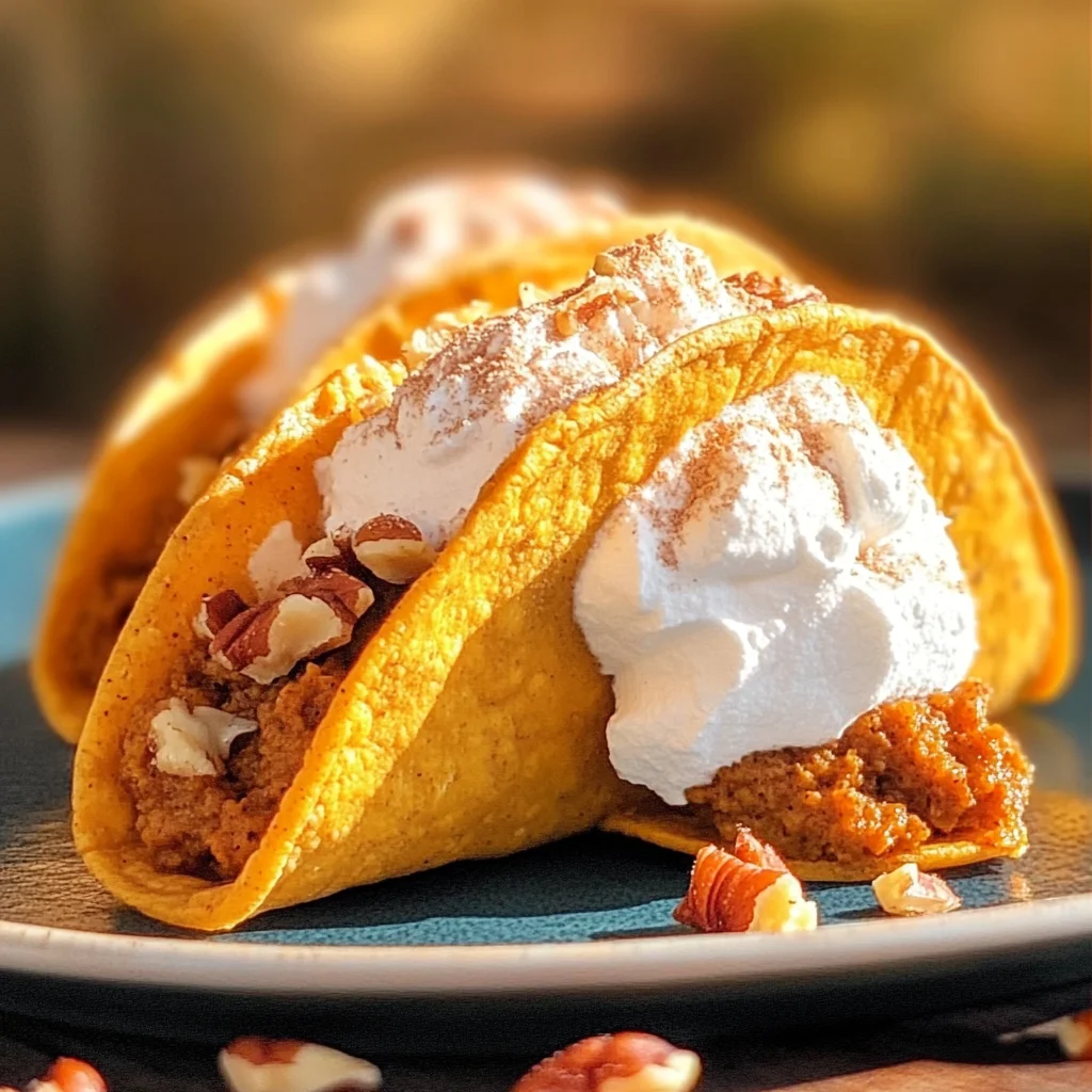 Pumpkin Pie Tacos