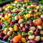 Rainbow Bean Salad: A Vibrant & Healthy Recipe