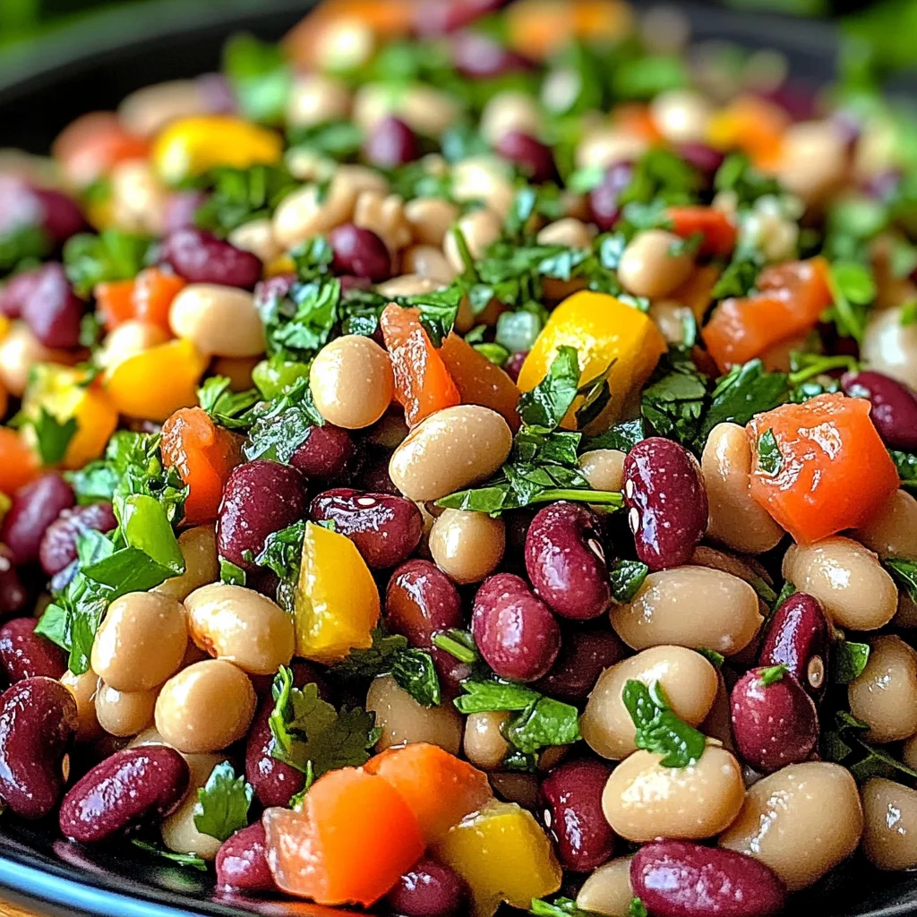 Rainbow Bean Salad: A Vibrant & Healthy Recipe