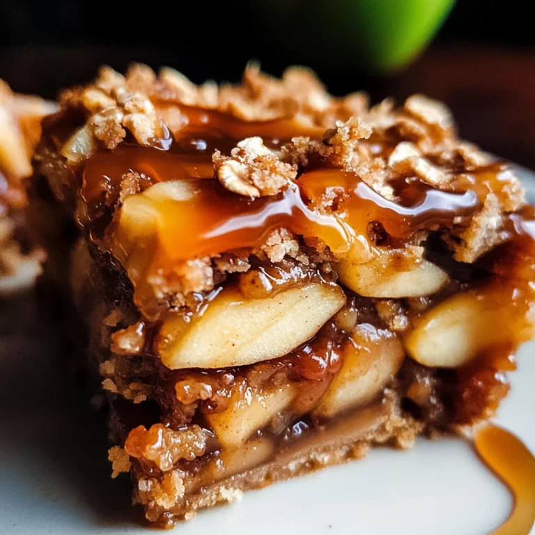 Salted Caramel Apple Pie Bars