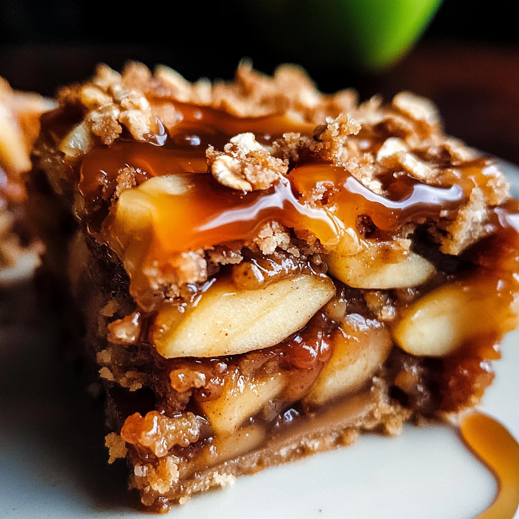 Salted Caramel Apple Pie Bars