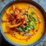 Spicy Miso Carrot Soup