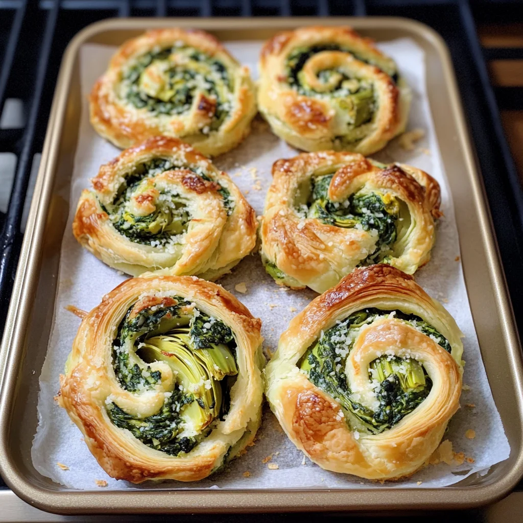 Spinach Artichoke Swirls
