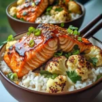 Sriracha Honey Salmon Bowls