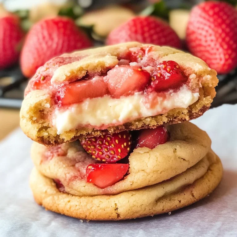 Strawberry Cheesecake Cookies